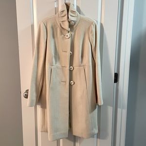 J.Crew Ivory Pea Coat